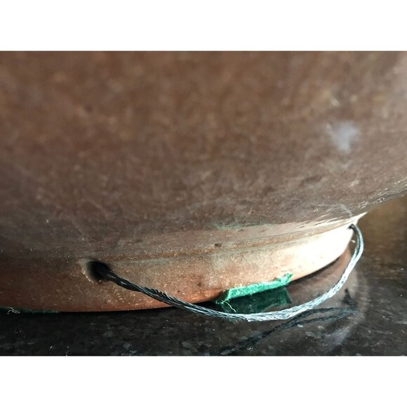 Vintage 1970’s Handmade Extremely Large "Cloud" Pottery Bowl Signed By Artist - Picture 8 of 10